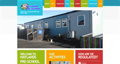 Desktop Screenshot of haylandspreschool.co.uk